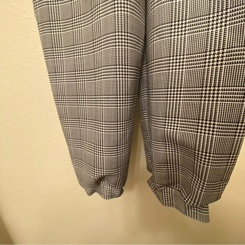 Kelle dance costume black white plaid 2 piece suit pants ON MY WAY 2840 teen